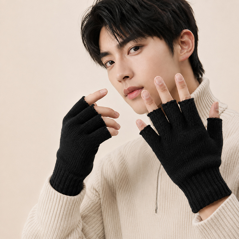 Men'S Fashion Gloves - Осенние и зимние вязаные перчатки без
