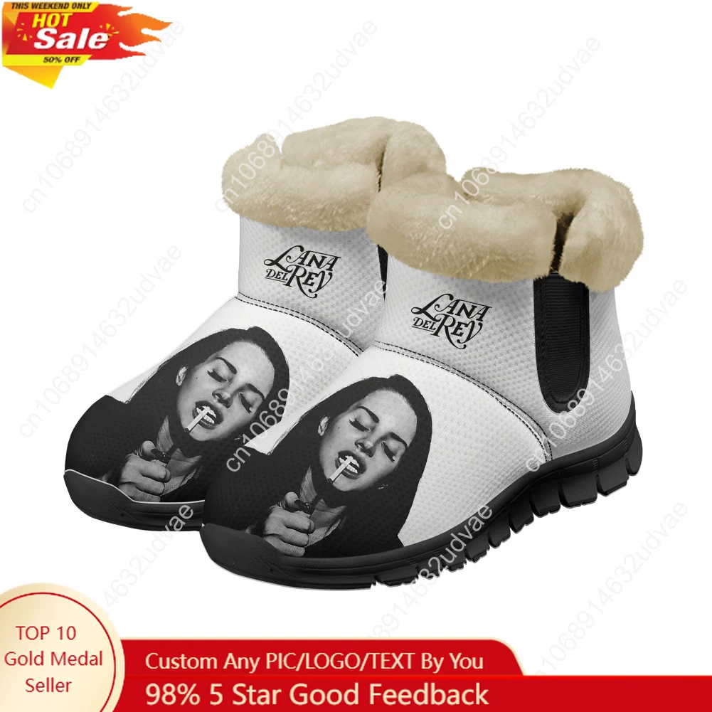 Casual Sneakers Men - Плюшевые кроссовки-ботинки Lana Del Rey для
