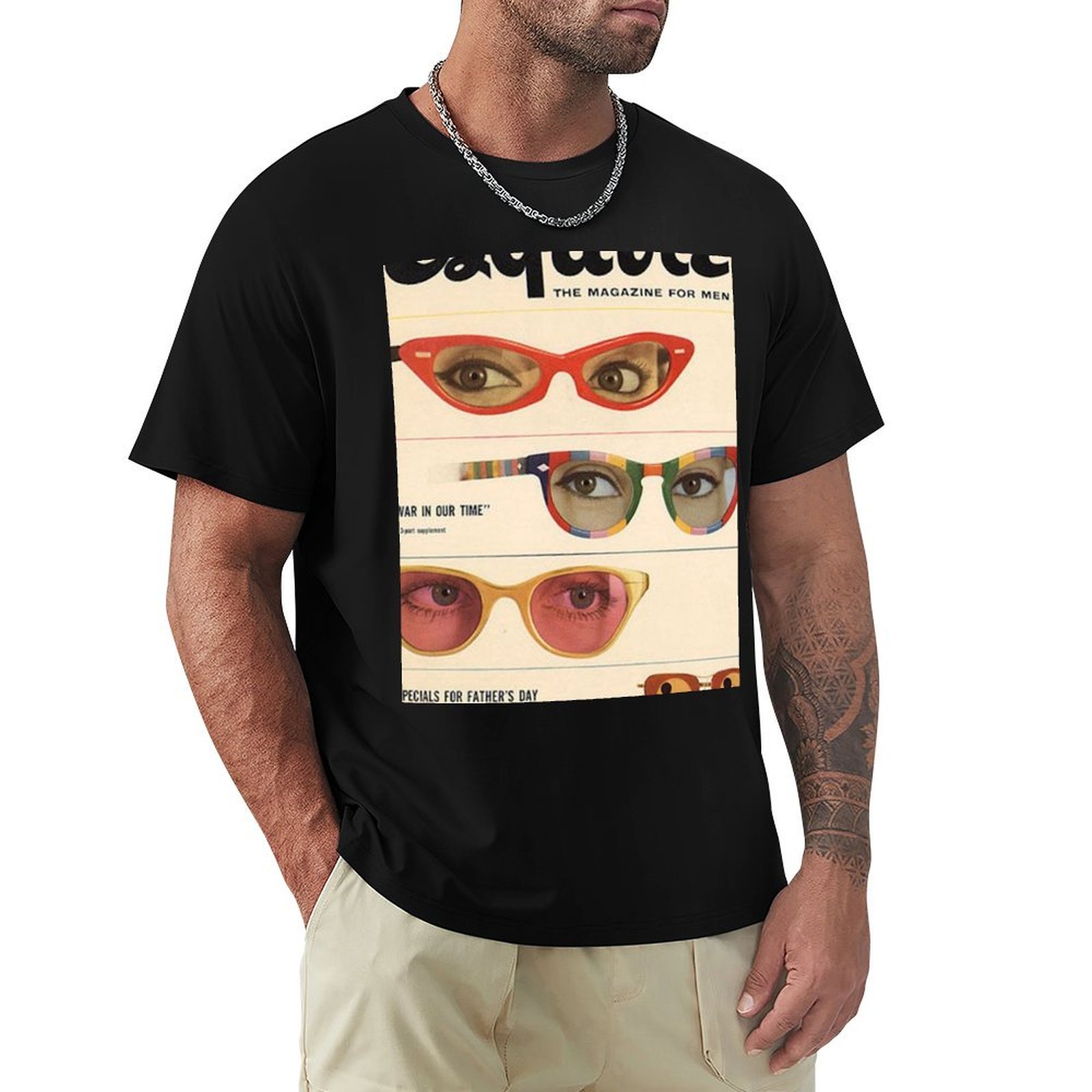 Men'S Fashion 1960S - Футболка в стиле ретро с изображением