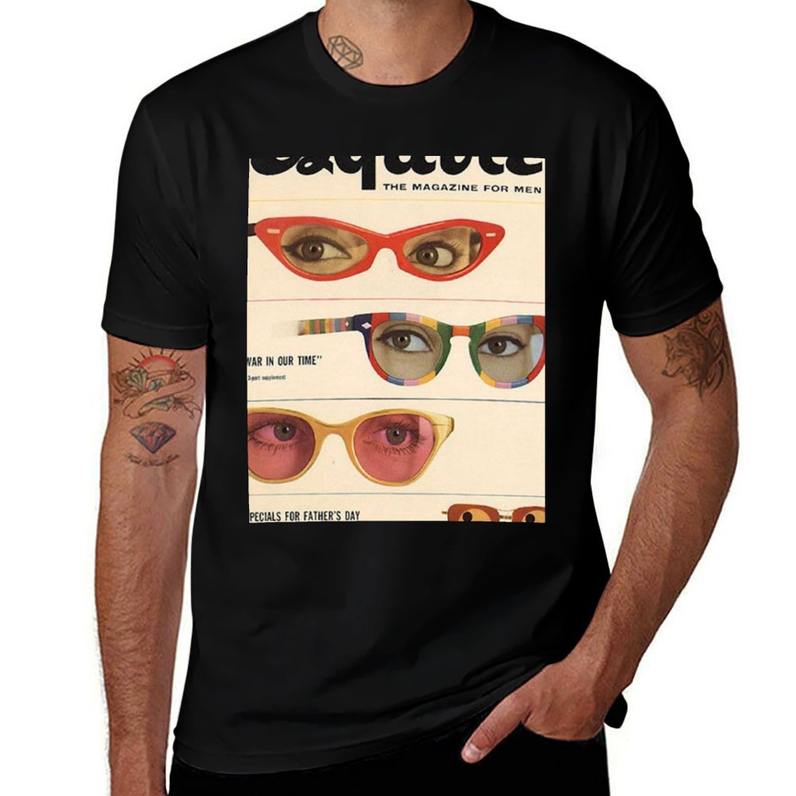 Men'S Fashion 1960S - Футболка в стиле ретро с изображением