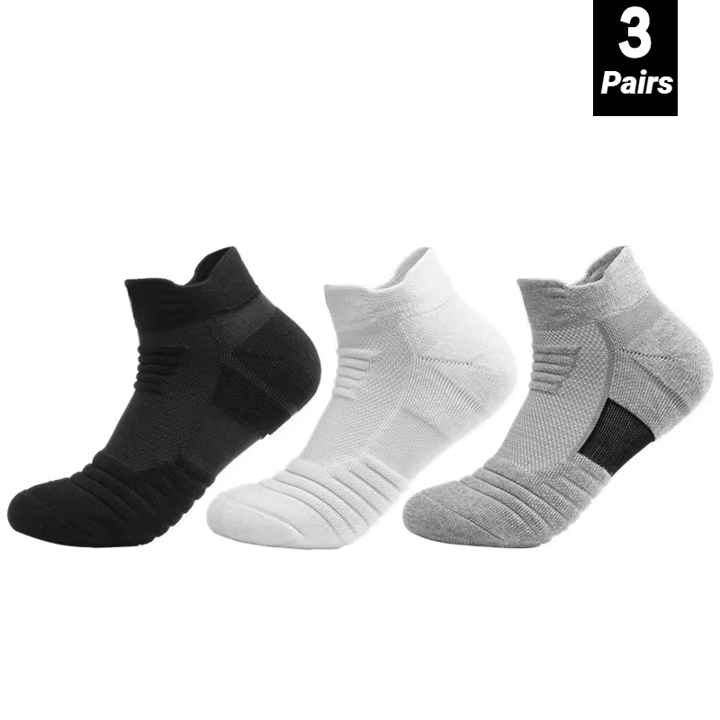 Socks Ankle Men - 3 пары противоскользящих футбольных носков для