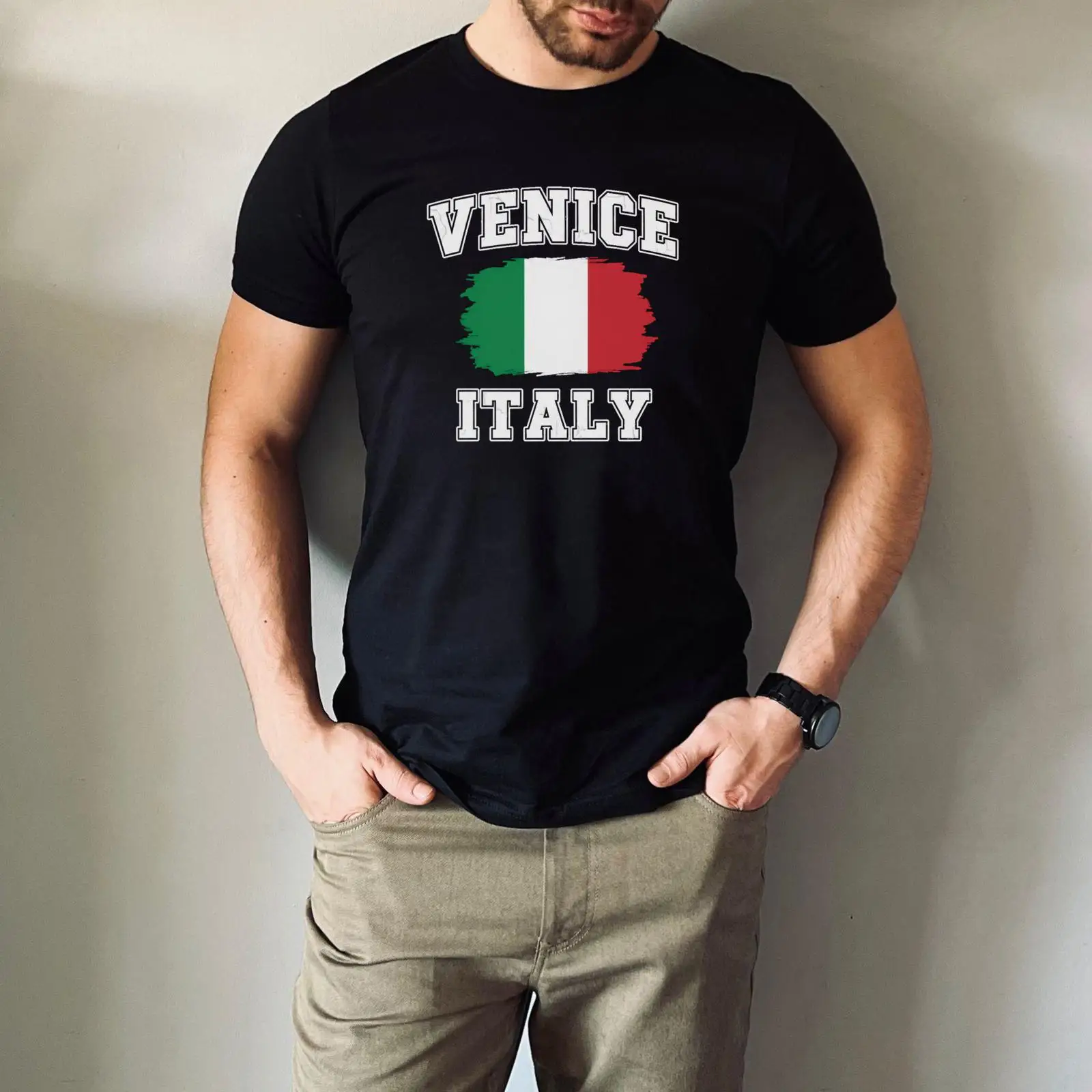 Men'S Fashion Venice Italy - Футболка с флагом Италии, Венеция, Италия,