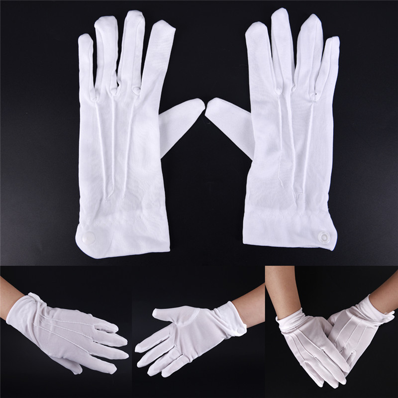 Men'S Fashion Gloves - 1 пара белых официальных перчаток, мужские
