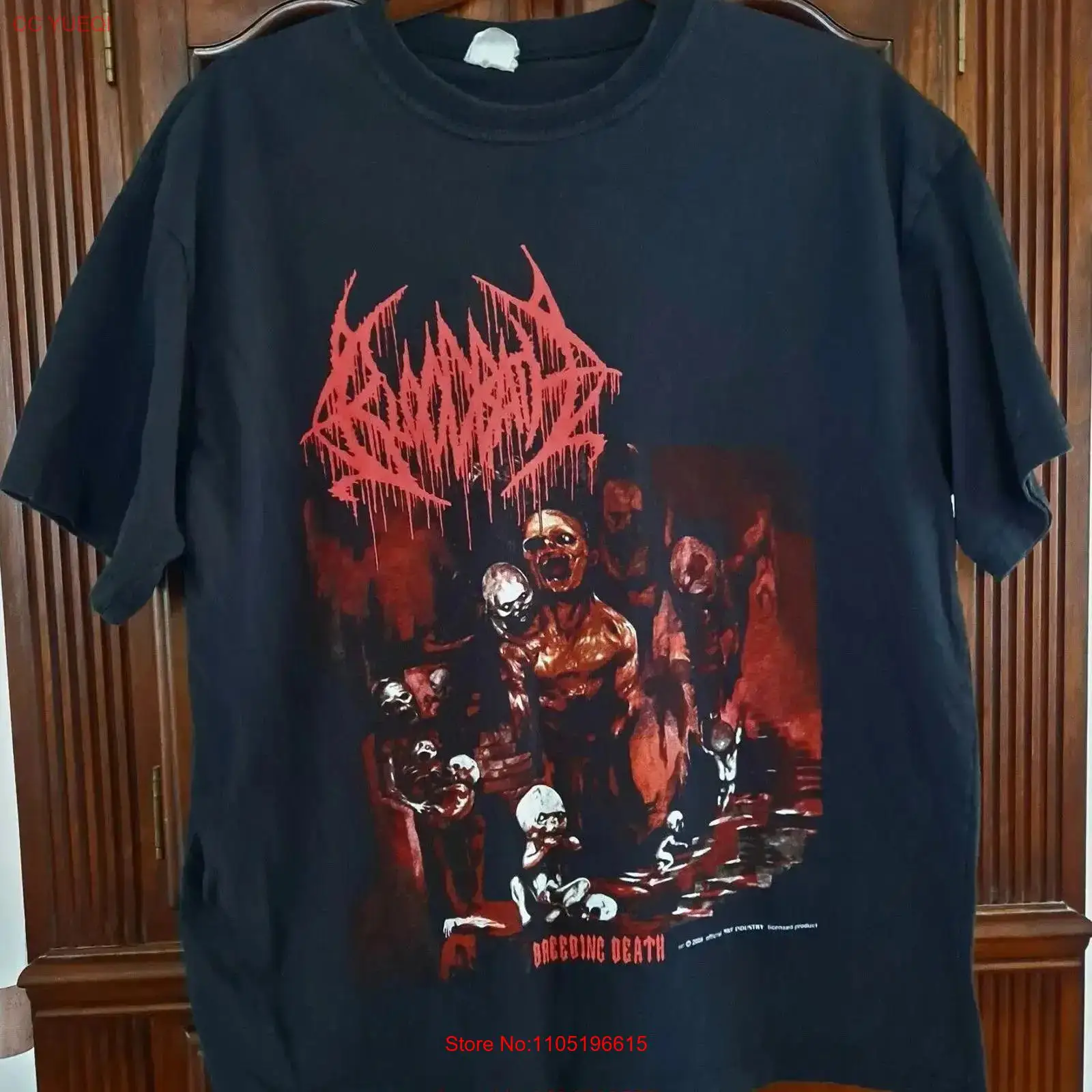 Men'S Fashion Xxl - Футболка BLOODBATH Breeding Death, черная, XL