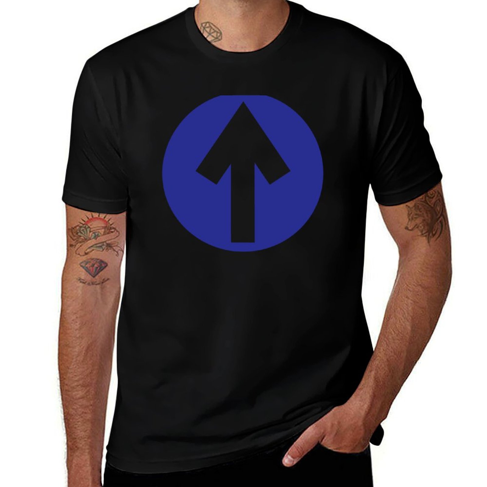 Men'S Fashion 1960S - Mod Arrow - Модная футболка 1960-х