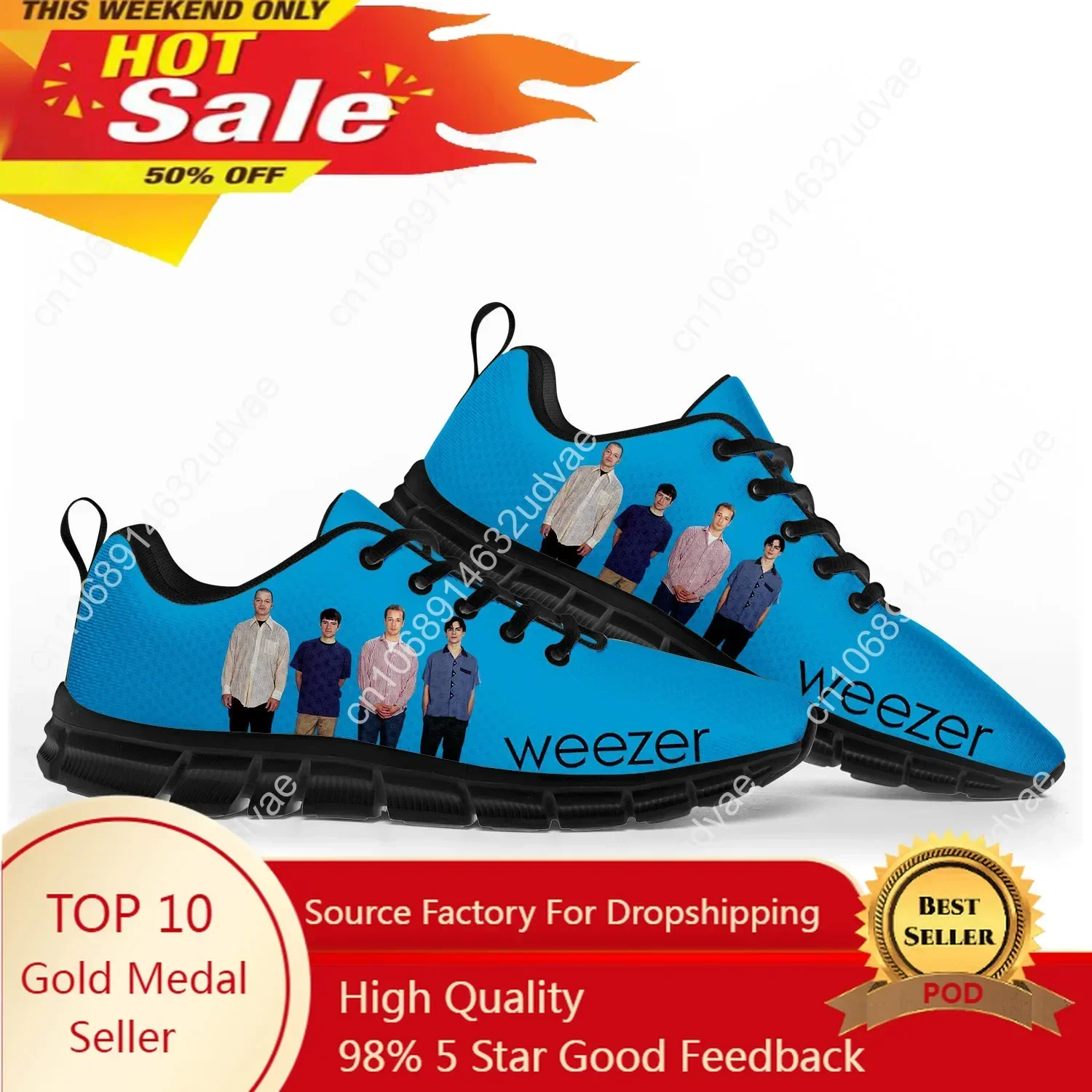 Casual Sneakers Men - Кроссовки Weezer для мужчин и женщин,