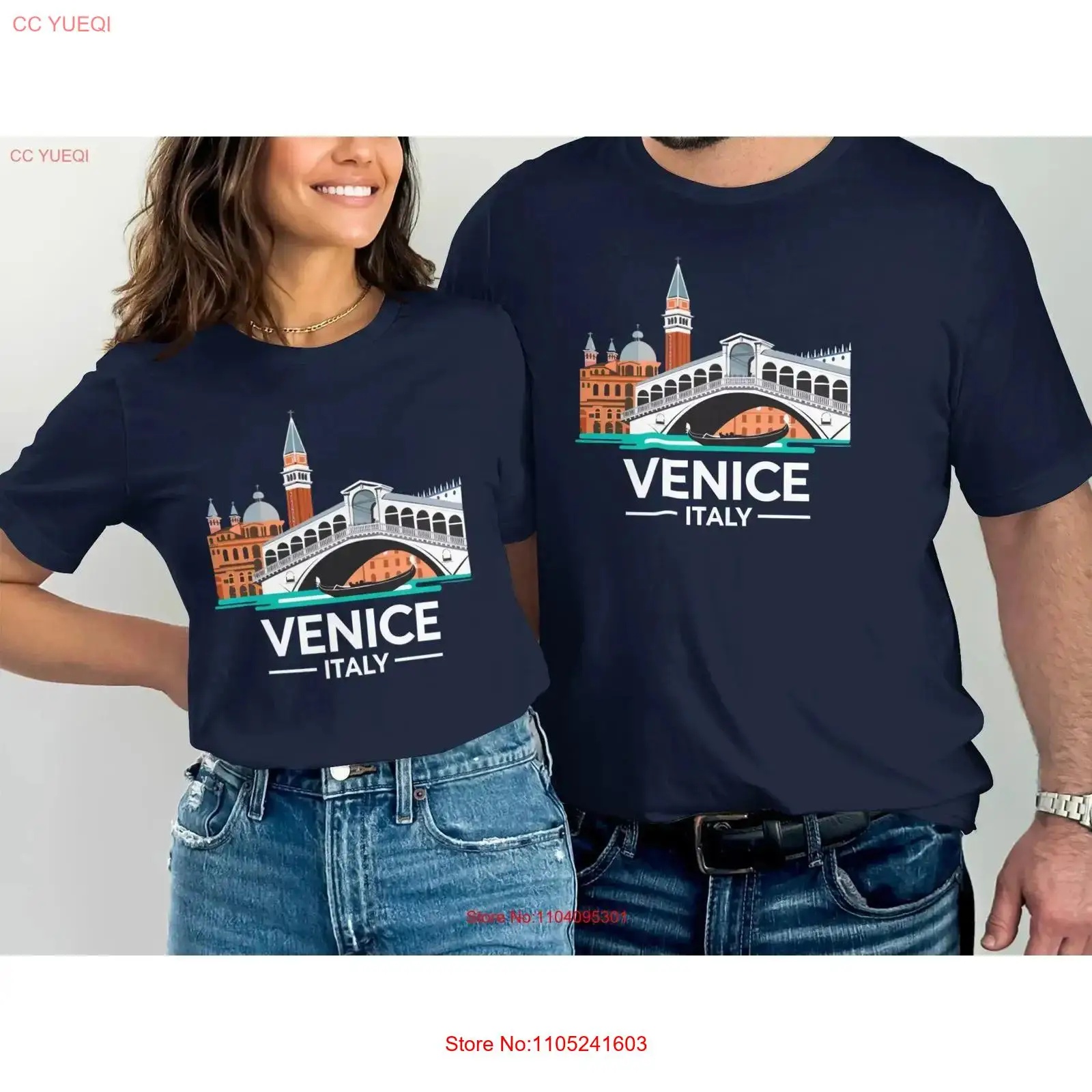 Men'S Fashion Venice Italy - Футболка «Венеция, Италия» для нее и