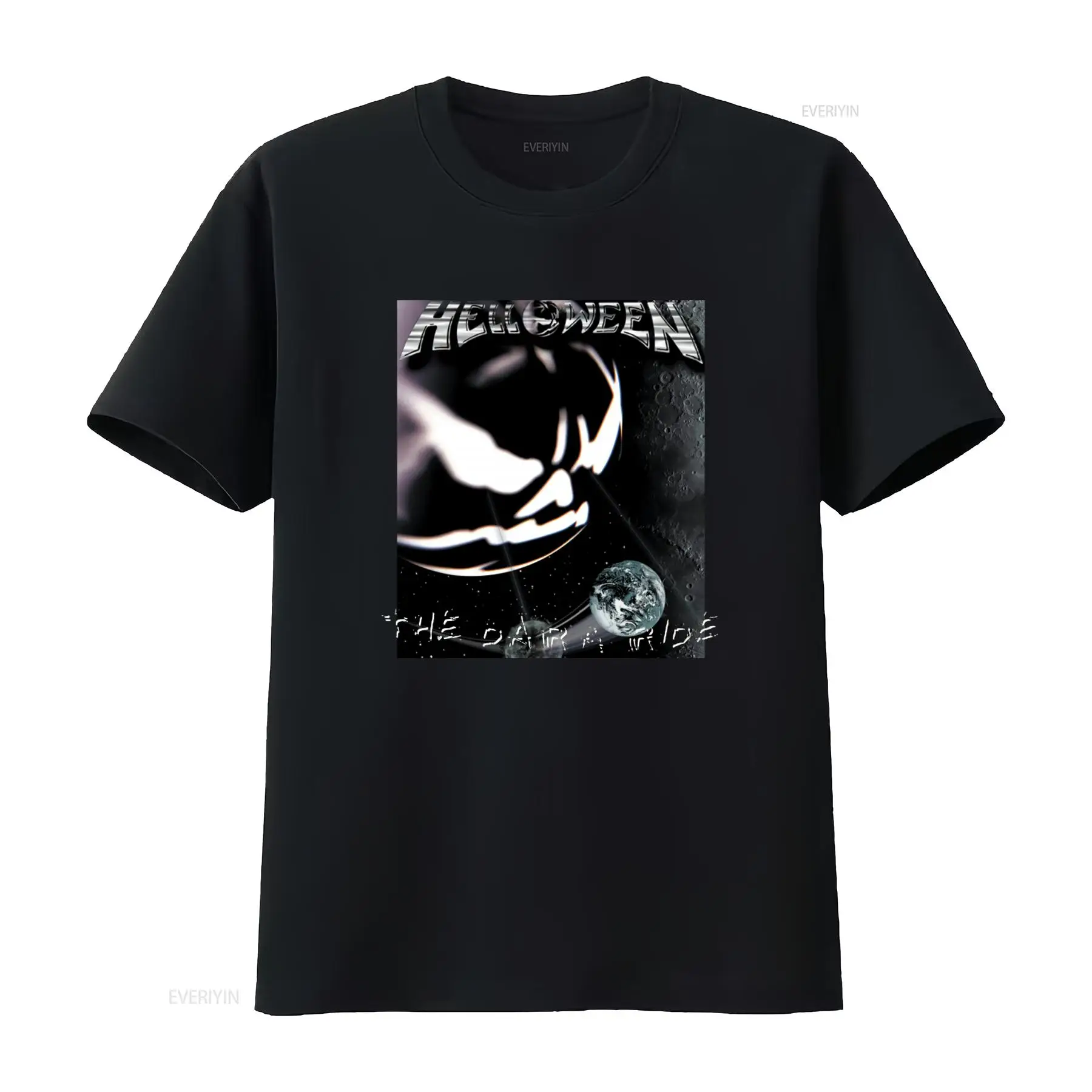 Men'S Fashion Year 2000 - Винтажная футболка Helloween Album The Dark
