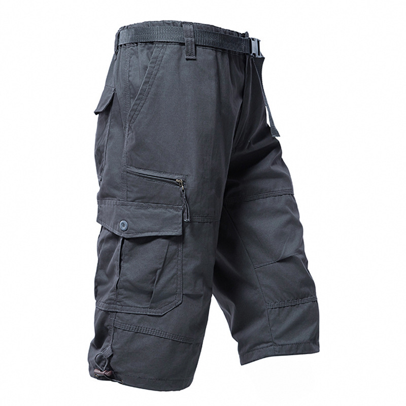 Men'S Fashion Xxl - Мужские хлопковые бриджи 3/4 длины, свободные,