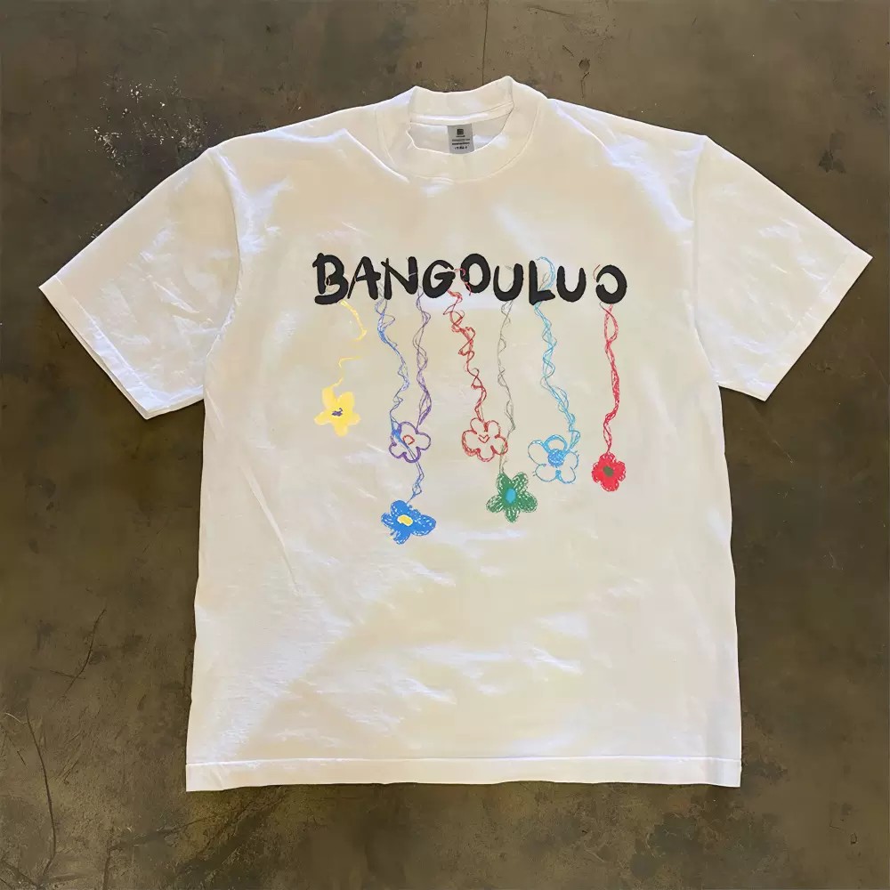 Mens Fashion Young - Футболка BANGOULUO для мужчин и женщин,