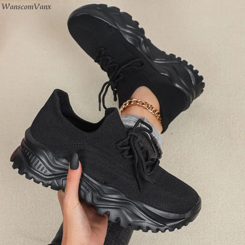 Casual Sneakers Men - Модные массивные кроссовки на платформе для