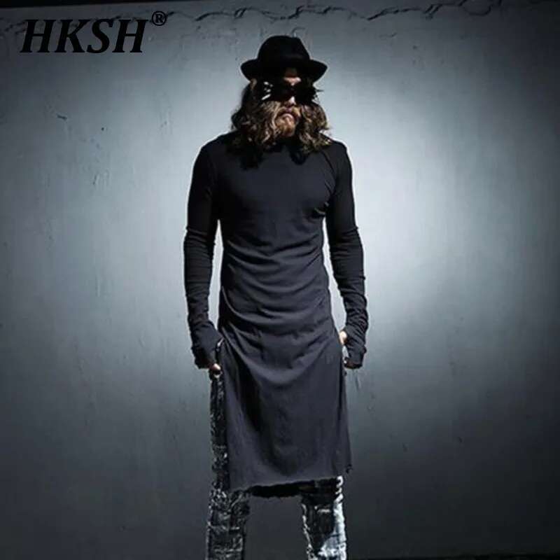 Men'S Fashion Gloves - HKSH Мужская весенняя темная персонализированная длинная