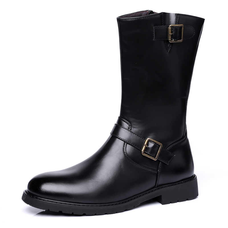 Men'S Fashion Brands - Мужские модные высокие ботинки Stage Knight,