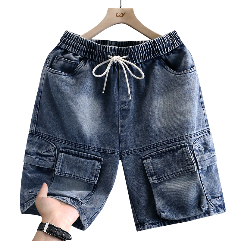 Mens Fashion Denim - Мужские шорты-карго: Новинка летней моды, тонкие,