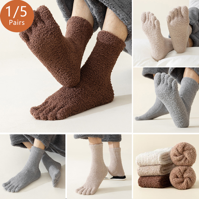 Socks Ankle Men - 1/5 пар мужских термоносков, зимние толстые