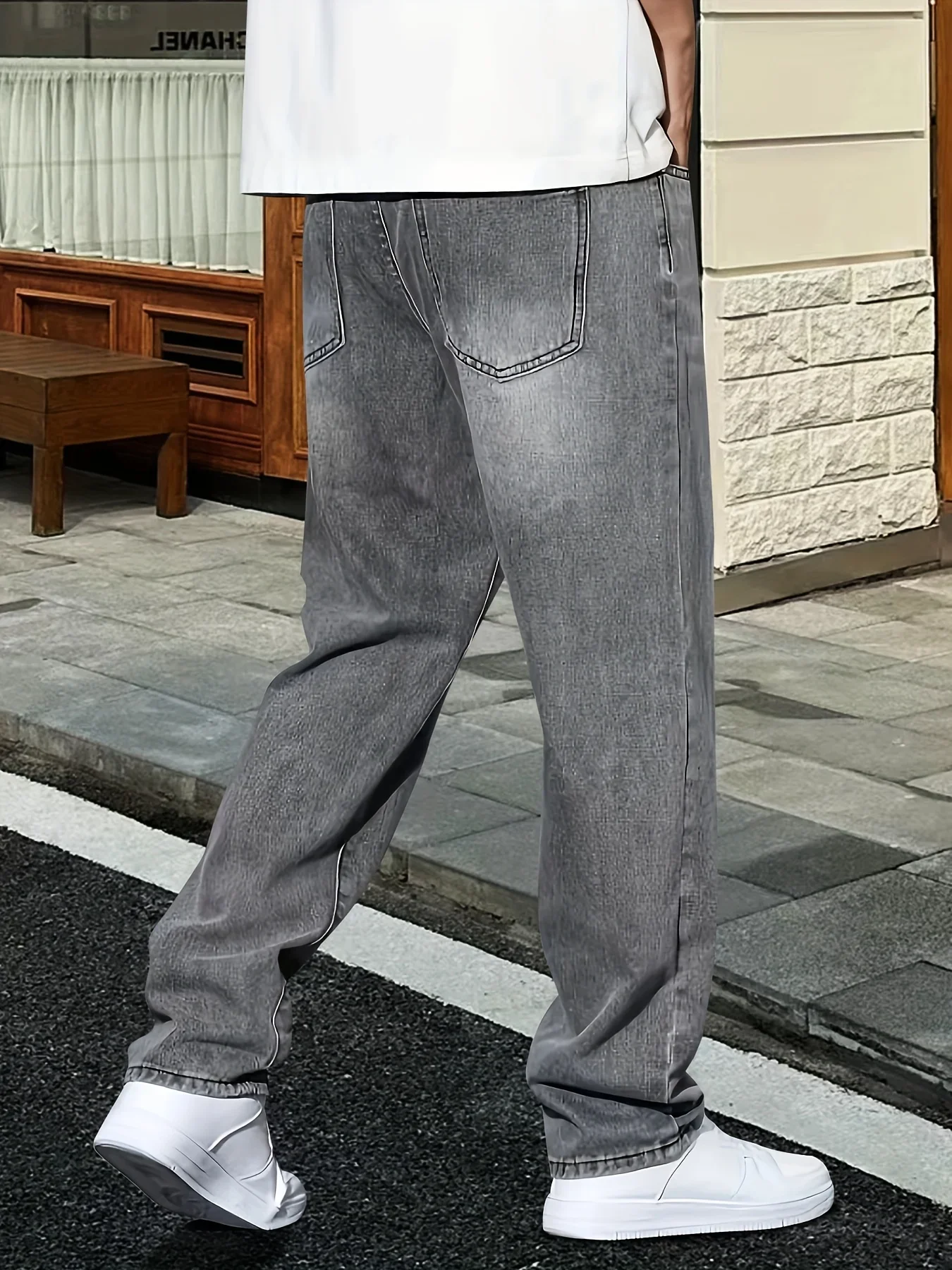 Мужские модные серые джинсы дл – обзор и цена Men'S Fashion Grey Jeans