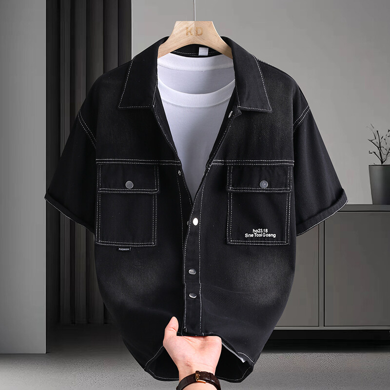 Мужская джинсовая рубашка, лет – обзор и цена Mens Fashion Denim