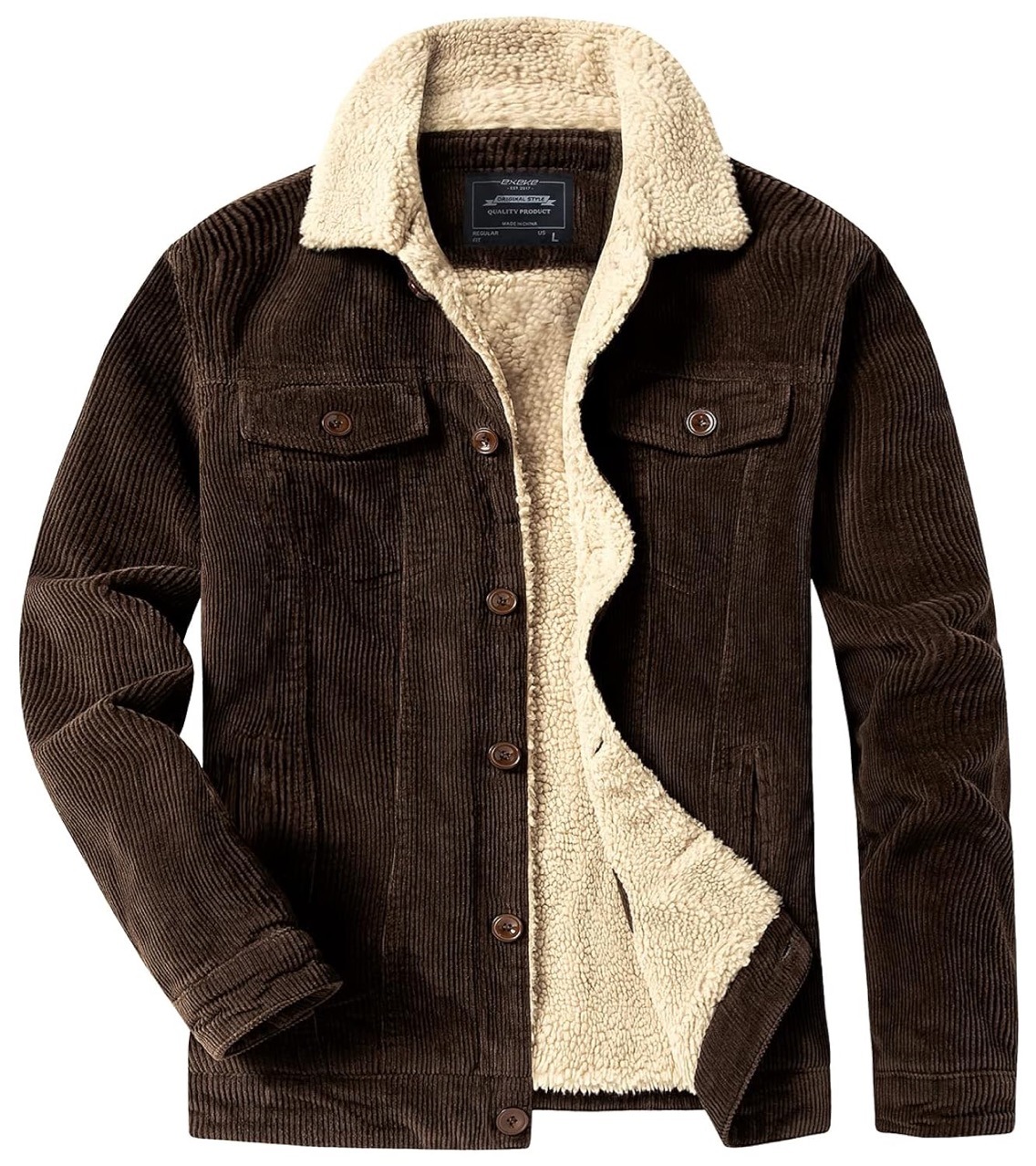 Зимняя вельветовая куртка мужс – обзор и цена Corduroy Jacket Men