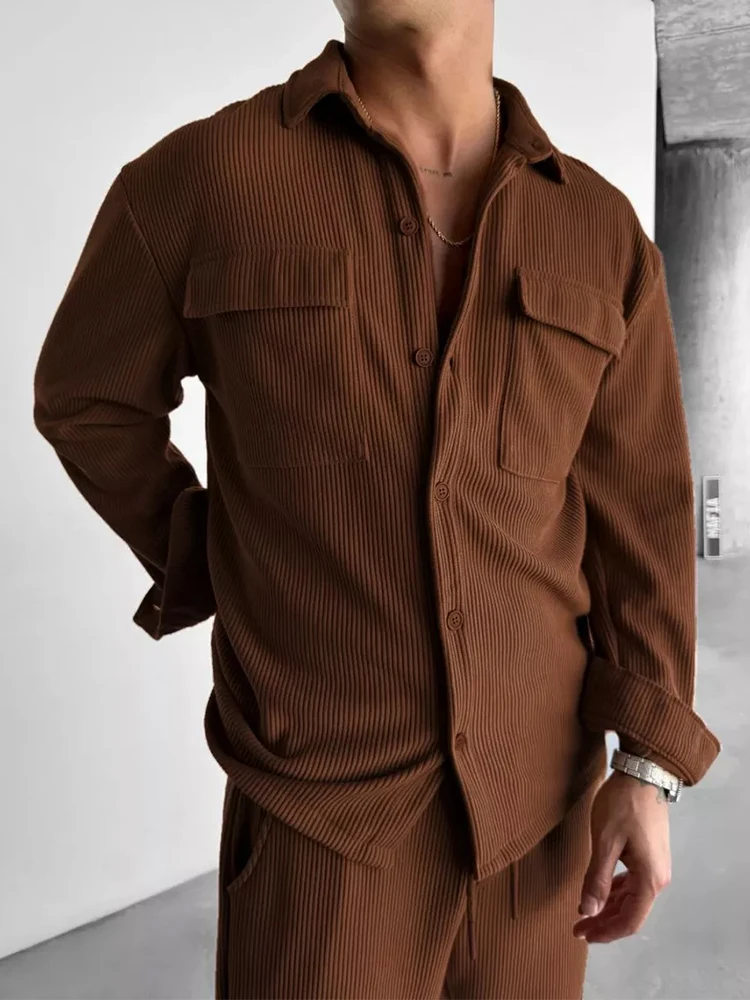 Весна 2025 года, повседневные  – обзор и цена Corduroy Jacket Men
