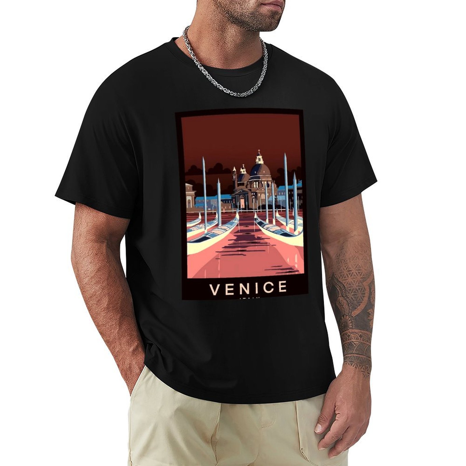 Венеция, Италия: футболка с пр – обзор и цена Men'S Fashion Venice Italy