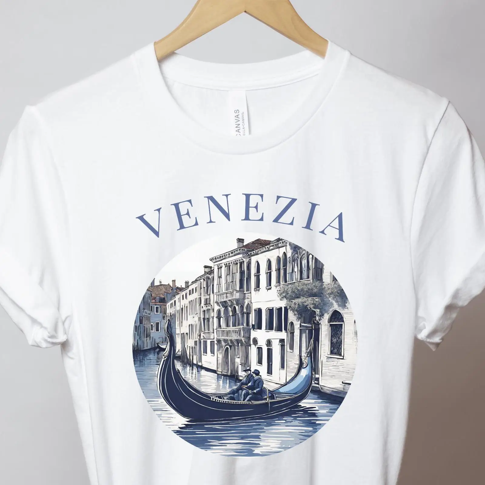 Футболка «Венеция» с голубой г – обзор и цена Men'S Fashion Venice Italy