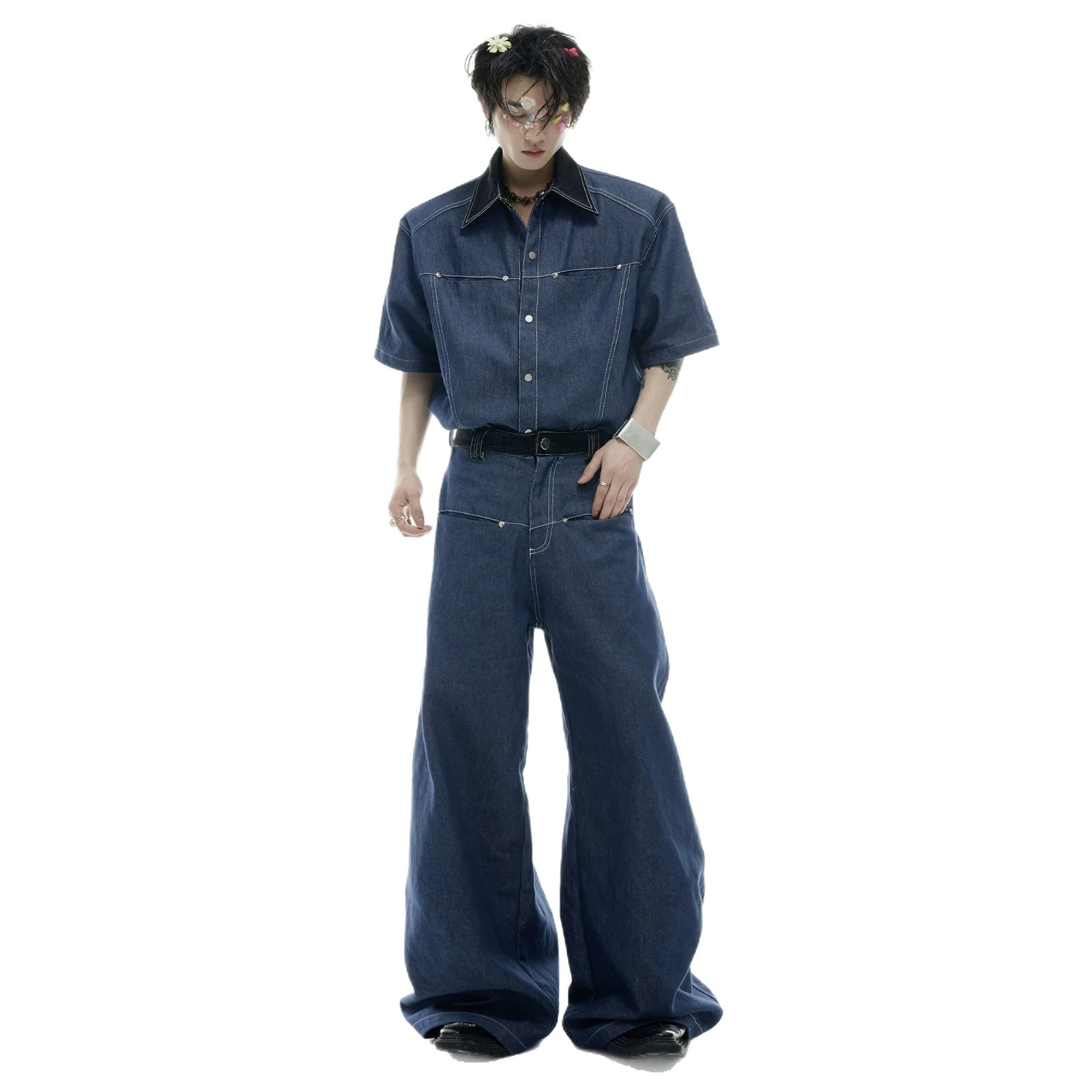 Летний мужской джинсовый компл – обзор и цена Mens Fashion Denim