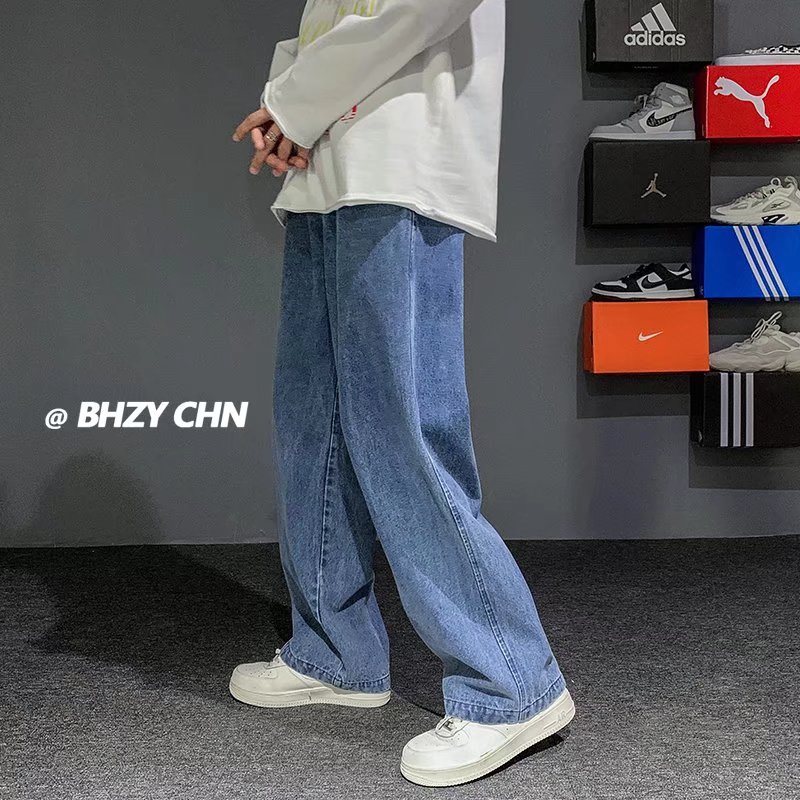 Новые корейские модные мужские – обзор и цена Men'S Fashion Grey Jeans