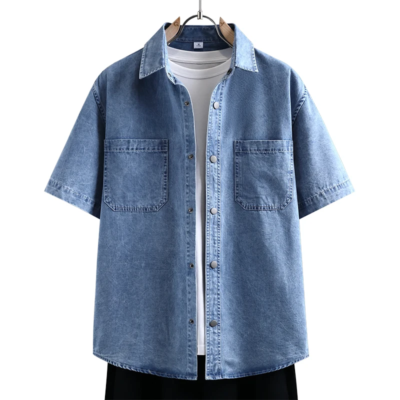 Мужская тонкая джинсовая рубаш – обзор и цена Mens Fashion Denim