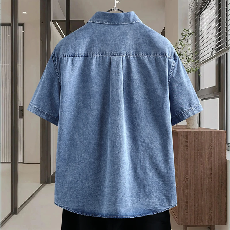 Мужская тонкая джинсовая рубаш – обзор и цена Mens Fashion Denim