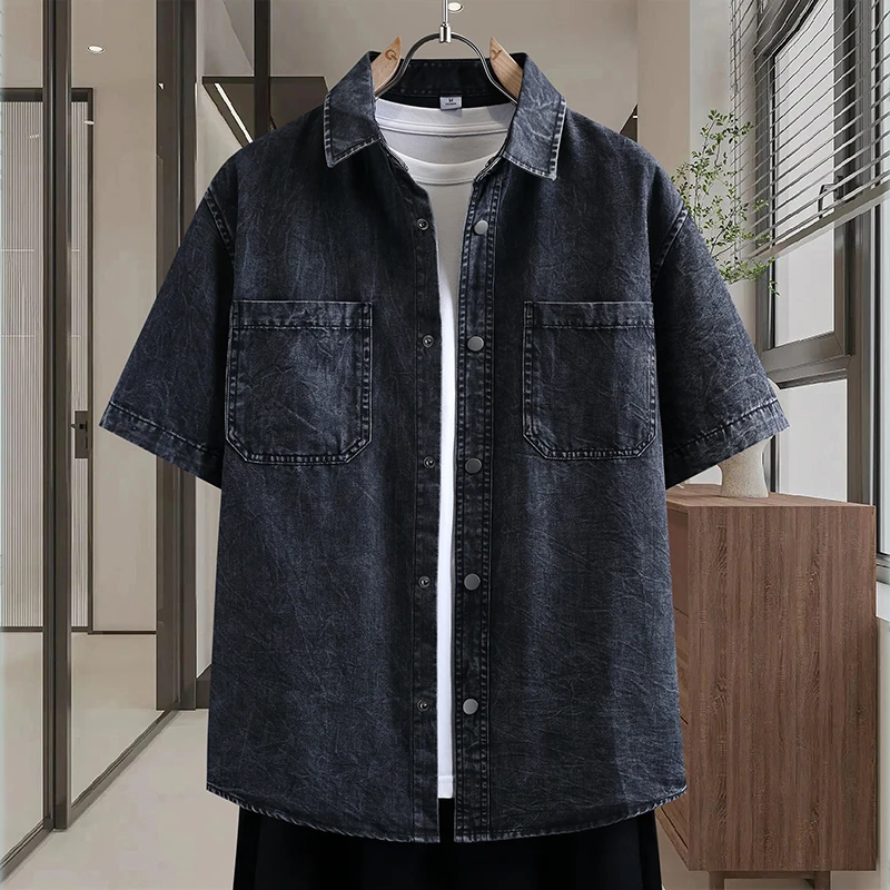 Мужская тонкая джинсовая рубаш – обзор и цена Mens Fashion Denim