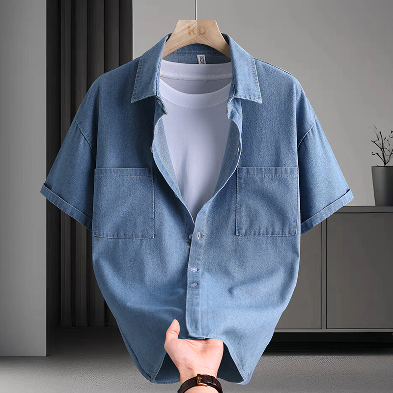 Мужская джинсовая рубашка, лет – обзор и цена Mens Fashion Denim