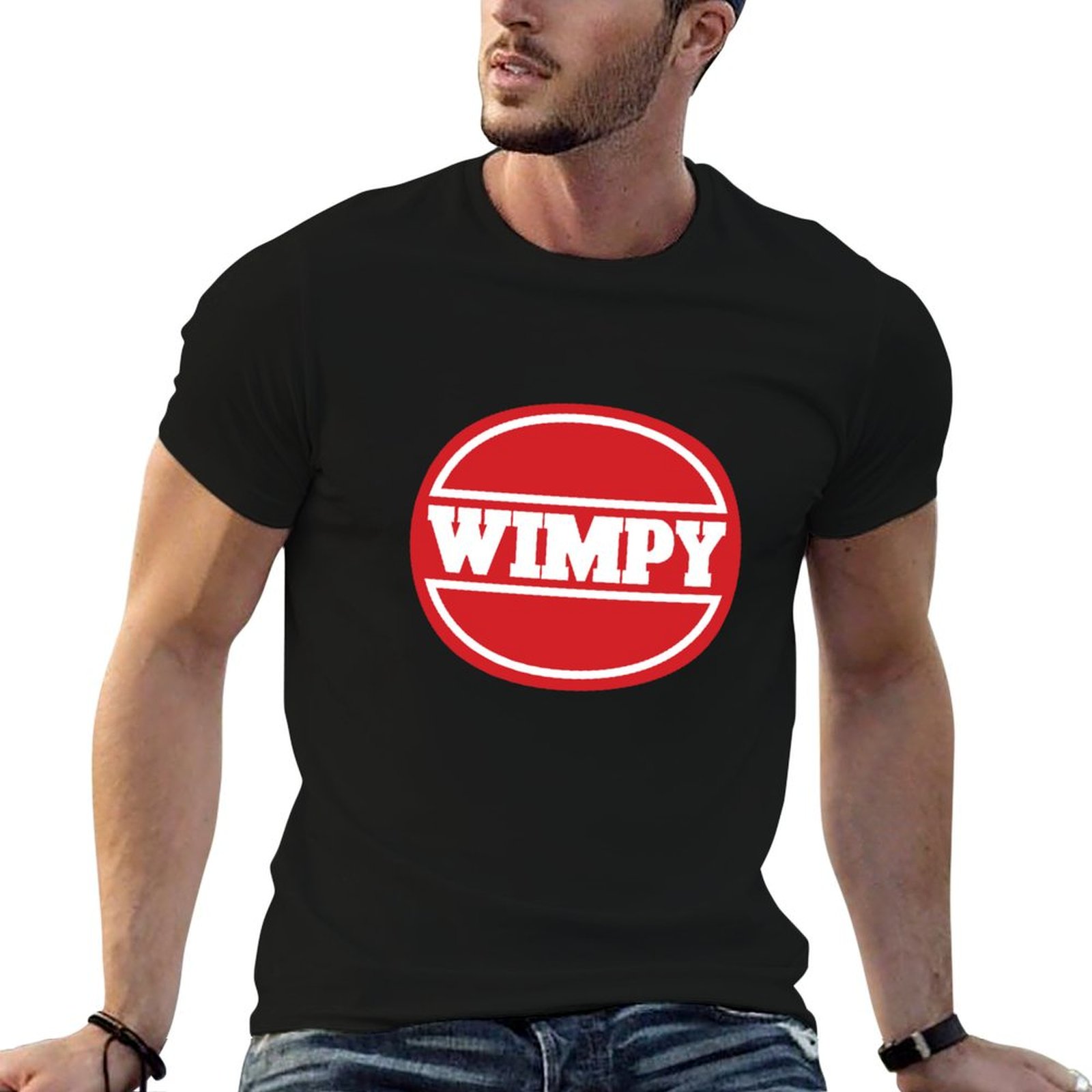 Футболка с принтом Wimpy' (196 – обзор и цена Men'S Fashion 1960S