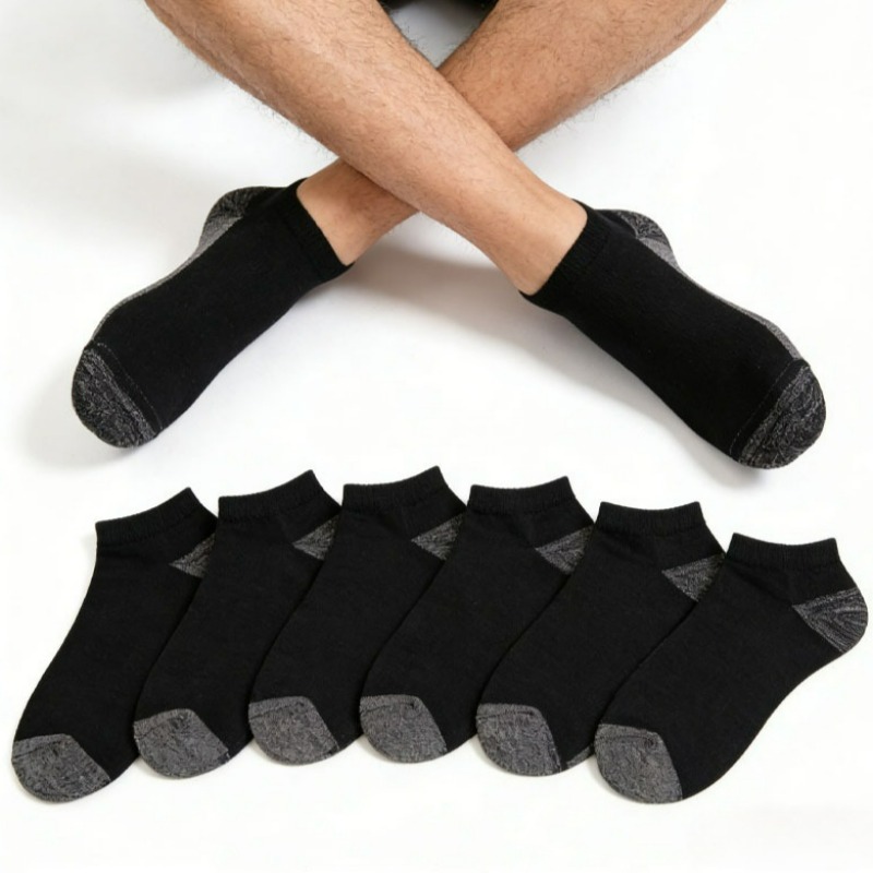 1/6 пар носков-невидимок с защ – обзор и цена Socks Ankle Men