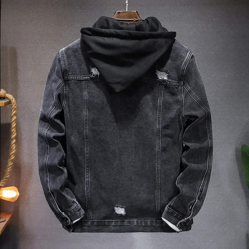 Поп-весна-осень, новая модная  – обзор и цена Men'S Fashion Grey Jeans