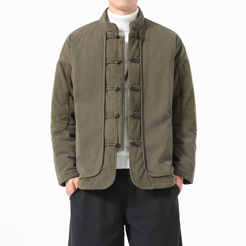 Мужская хлопковая стеганая кур – обзор и цена Corduroy Jacket Men