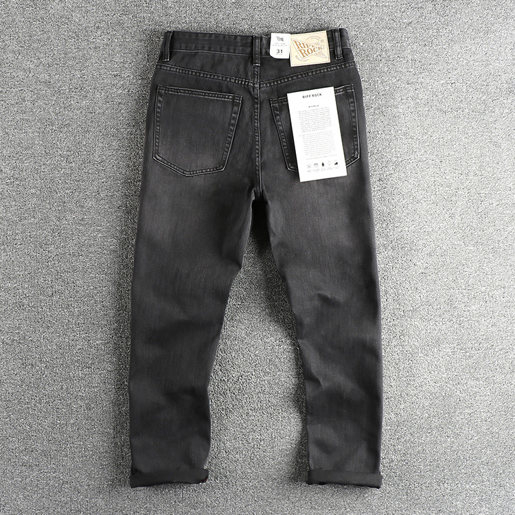 Европейско-американские новые  – обзор и цена Men'S Fashion Grey Jeans