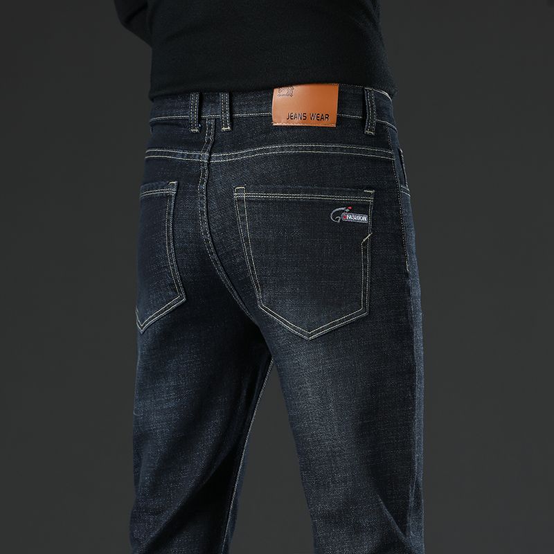 Новые прямые мужские модные дж – обзор и цена Men'S Fashion Grey Jeans
