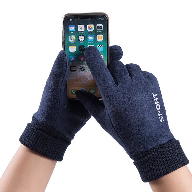 Мужские Зимние Замшевые Кожаны – обзор и цена Men'S Fashion Gloves