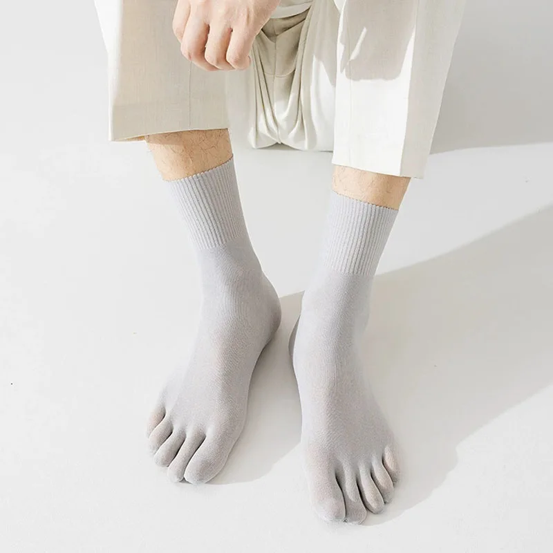 4 пары летних тонких носков с  – обзор и цена Socks Ankle Men