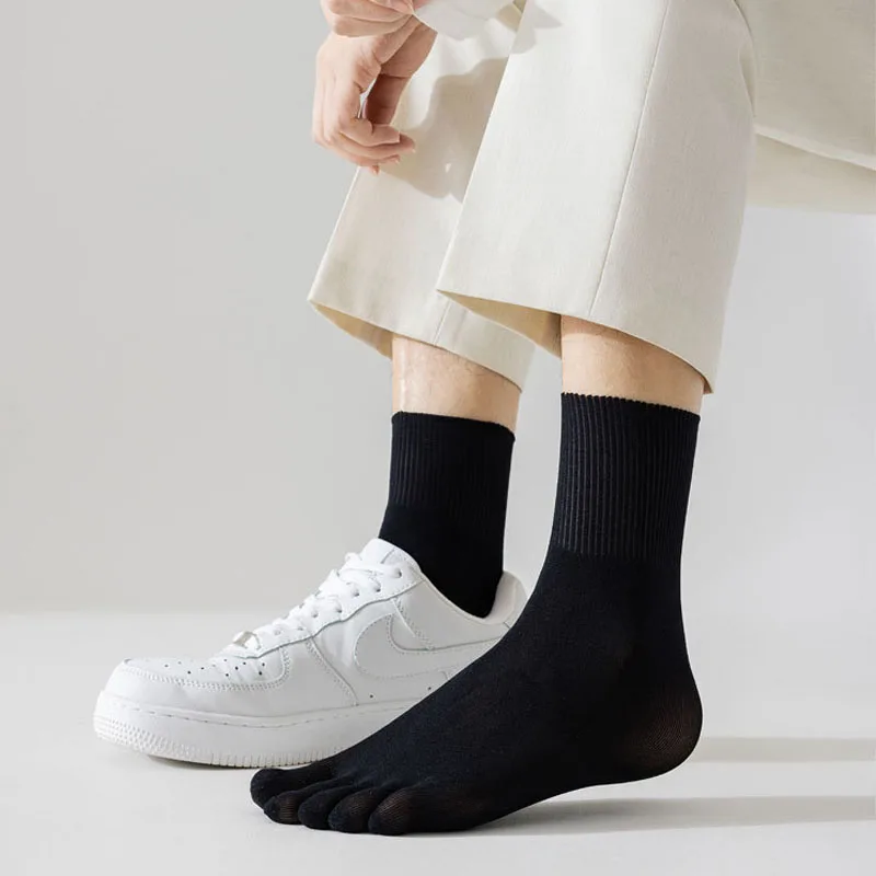 4 пары летних тонких носков с  – обзор и цена Socks Ankle Men