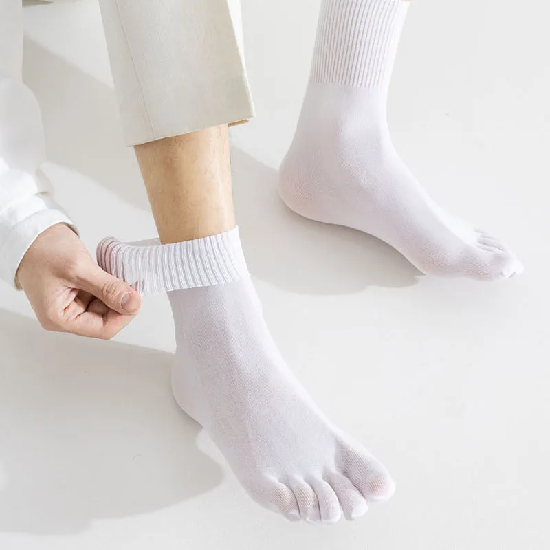 4 пары летних тонких носков с  – обзор и цена Socks Ankle Men
