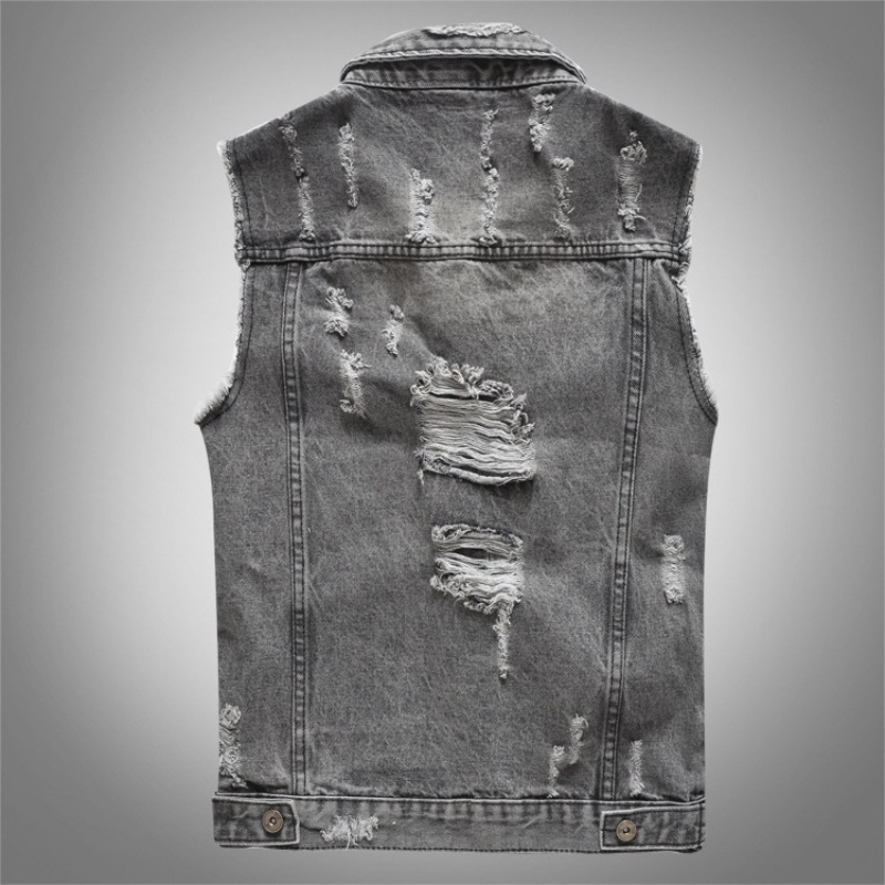 Новые модные мужские ретро-жил – обзор и цена Men'S Fashion Grey Jeans