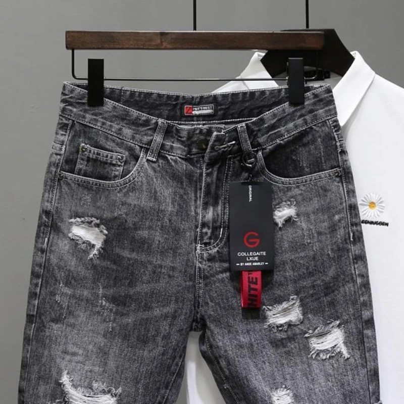 Шорты мужские рваные джинсовые – обзор и цена Mens Fashion Denim