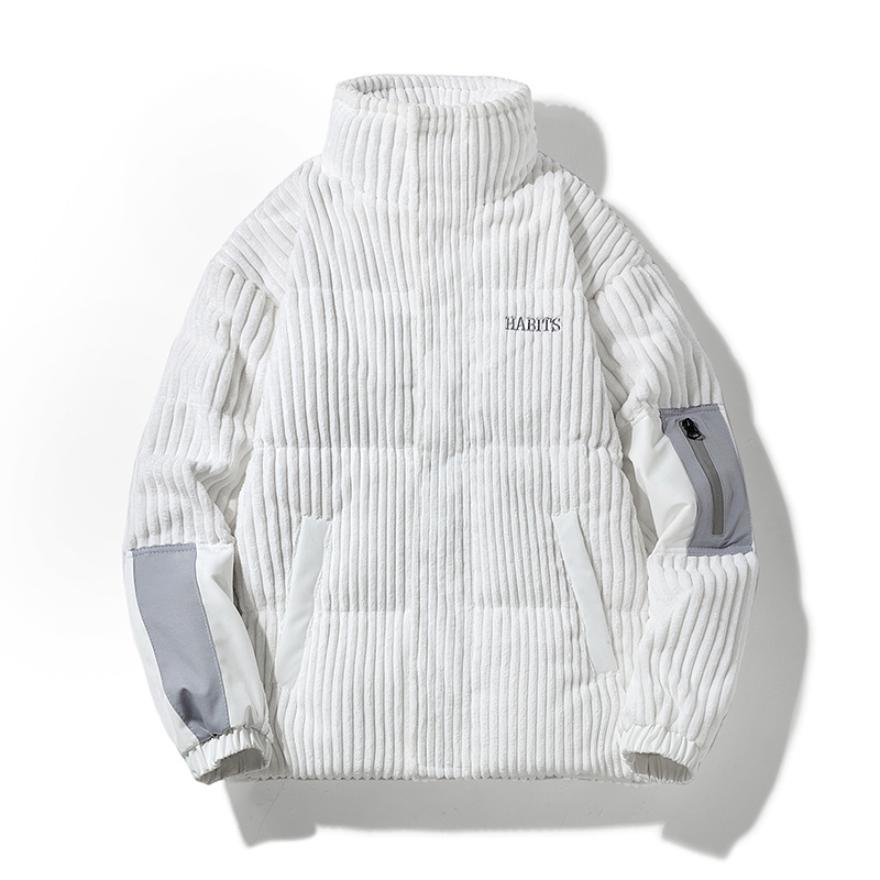 MAQVOB Высокое качество ЕС США – обзор и цена Corduroy Jacket Men
